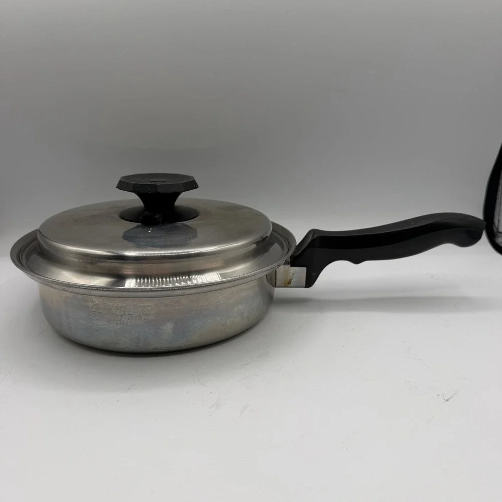 Vintage New Era by Vollrath 1.5 Qt Saucepan w/ Lid Stainless Steel 5-Ply AL-Core